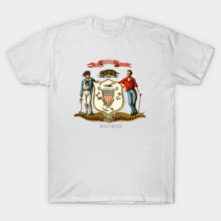 1876 Wisconsin Coat of Arms T-Shirt